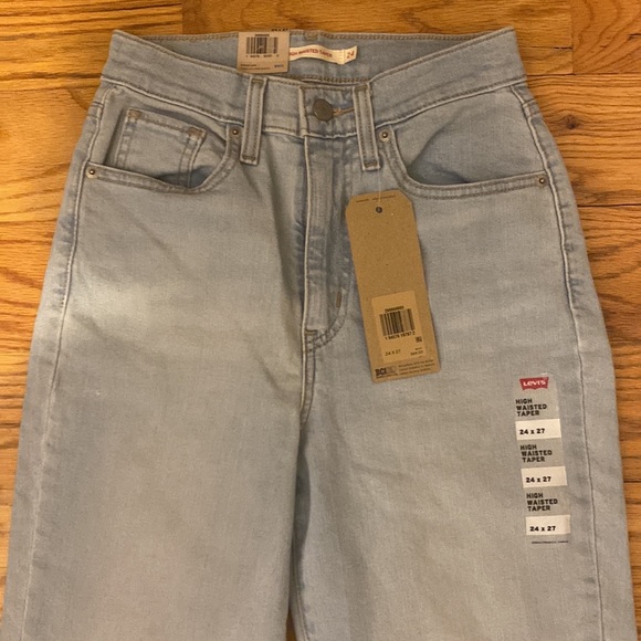 NWT Levi’s Don’t At Me High Waisted Tapered Jeans in Size 24 - Picture 6 of 16